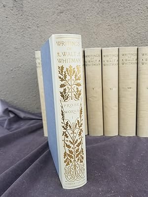 Immagine del venditore per The Complete Writings of Walt Whitman, Book Lover's Camden Edition (10 Volumes) venduto da Jackson Street Booksellers
