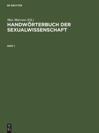 Seller image for Handwoerterbuch der Sexualwissenschaft for sale by moluna