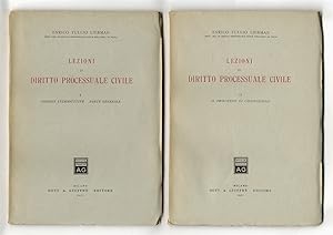 Lezioni di diritto processuale civile. I: Nozioni introduttive. Parte generale. II: Il processo d...