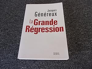 Bild des Verkufers fr LA GRANDE REGRESSION zum Verkauf von occasion de lire