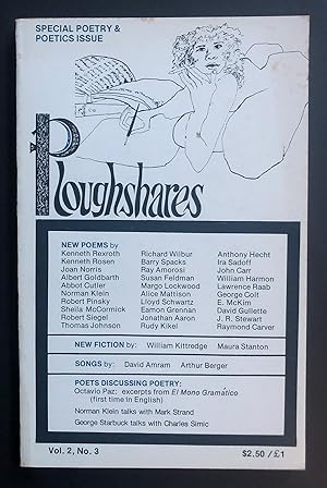 Seller image for Ploughshares, Volume 2, Number 3 (1975) - includes Country Matters by Raymond Carver for sale by Philip Smith, Bookseller