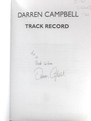 Bild des Verkufers fr Track Record zum Verkauf von World of Rare Books