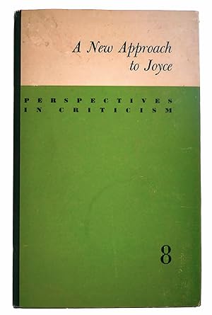Imagen del vendedor de A New Approach to Joyce: The Portrait of the Artist as a Guidebook a la venta por Black Falcon Books