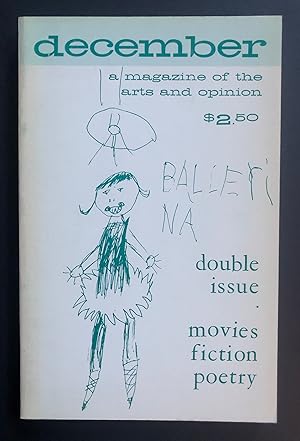 Immagine del venditore per December 9 2/3 (Volume 9, Numbers 2 & 3, 1967) - includes three poems by Raymond Carver venduto da Philip Smith, Bookseller