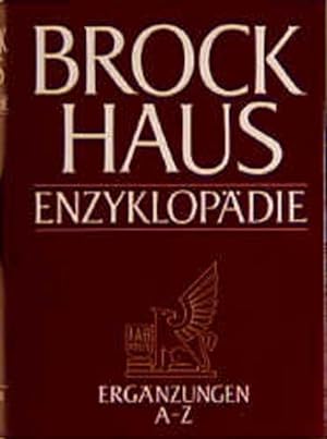 Bild des Verkufers fr Brockhaus Enzyklopdie, 19. Aufl., 24 Bde. m. Erg.-Bdn., Hld, Bd.30, Ergnzungen A-Z zum Verkauf von Versandantiquariat Felix Mcke