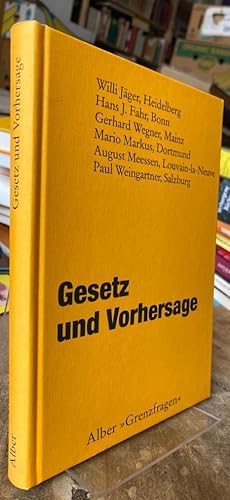 Seller image for Gesetz und Vorhersage. for sale by Antiquariat Thomas Nonnenmacher