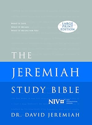 Imagen del vendedor de The Jeremiah Study Bible, NIV: What It Says. What It Means. What It Means To You. by Jeremiah, Dr. David [Hardcover ] a la venta por booksXpress