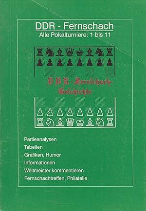 DDR-Fernschach Alle Pokalturniere: 1 bis 11