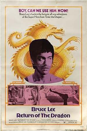 The Way of the Dragon [Return of the Dragon] (Original poster for the 1972 Hong Kong film)