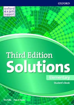 Bild des Verkufers fr Solutions: Elementary: Student's Book and Online Practice Pack zum Verkauf von AHA-BUCH GmbH