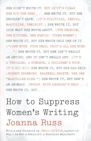 Seller image for How to Suppress Women's Writing for sale by GreatBookPrices