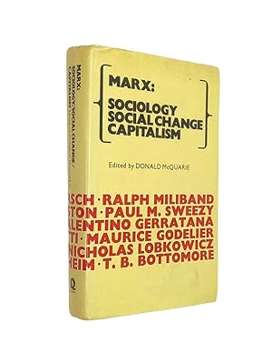 Seller image for Marx : sociology, social change, capitalism for sale by Librairie Douin