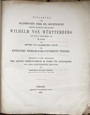 Abhandlung über gewisse Strömungsgebilde in inneren von Flüssigkeiten und deren morphologische Be...