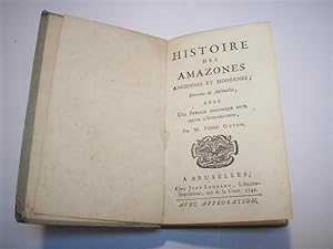 Bild des Verkufers fr Histoire des Amazones anciennes et modernes: Enrichie de Mdailles. avec une preface historique pour servir d introduction. 2 Teile in einem Band zum Verkauf von Adalbert Gregor Schmidt