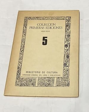 Colección primeras ediciones. Serie Folio.