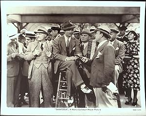 Image du vendeur pour Saratoga 8 X 10 Still 1937 Clark Gable, Jean Harlow, Lionel Barrymore mis en vente par AcornBooksNH