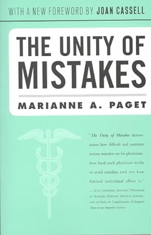 Bild des Verkufers fr Unity of Mistakes : A Phenomenological Interpretation of Medical Work zum Verkauf von GreatBookPricesUK