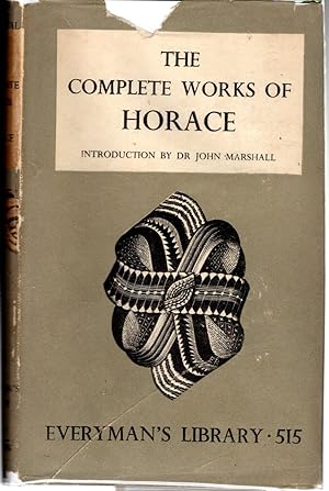 Image du vendeur pour The Complete Works of Horace (Everyman's Library #515) mis en vente par Dorley House Books, Inc.