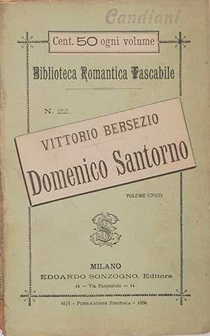 Immagine del venditore per Domenico Santorno. Episodio della rivoluzione di Milano (1848) venduto da FABRISLIBRIS