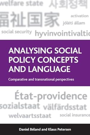 Seller image for Analysing Social Policy Concepts and Language : Comparative and Transnational Perspectives for sale by GreatBookPricesUK