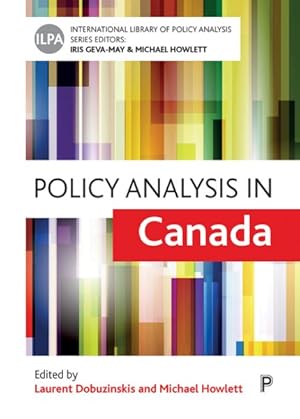 Seller image for Policy Analysis in Canada for sale by GreatBookPricesUK