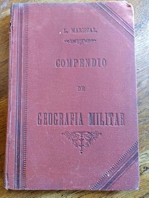 Imagen del vendedor de COMPENDIO DE GEOGRAFIA MILITAR DE ESPAA Y PORTUGAL. a la venta por Librera Pramo