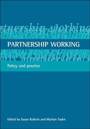 Image du vendeur pour Partnership Working : Policy and Practice mis en vente par GreatBookPricesUK