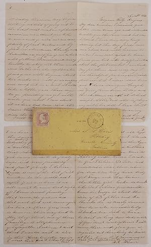 [McLean, Margaret Rebecca, née Davidson] (1835-1925). Original Autograph Letter Signed by an Oreg...