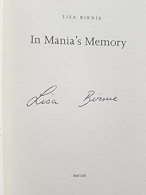 Image du vendeur pour In Mania's Memory mis en vente par Tangible Tales
