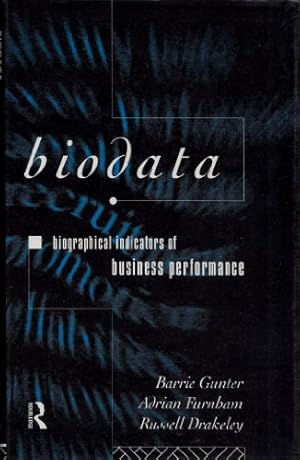 Seller image for Biodata: Biographical Indicators of Business Performance for sale by WeBuyBooks