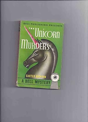 Immagine del venditore per The Unicorn Murders -by Carter Dickson [ John Dickson Carr ] (a Sir Henry Merrivale Mystery )( Dell # 16 Mapback Edition ) venduto da Leonard Shoup