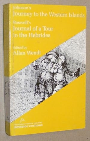 Seller image for A Journey to the Western Islands of Scotland and The Journal of a Tour to the Hebrides with Samuel Johnson, LL.D. (Riverside Edition) for sale by Nigel Smith Books