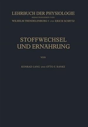 Imagen del vendedor de Stoffwechsel Und Ernährung -Language: german a la venta por GreatBookPricesUK