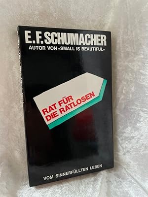 Imagen del vendedor de Rat fr die Ratlosen.: Vom sinnerfllten Leben. Vom sinnerfllten Leben. a la venta por Antiquariat Jochen Mohr -Books and Mohr-