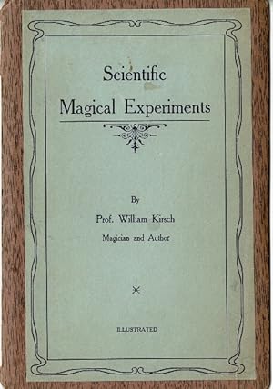 Scientific magical experiments [cover title]