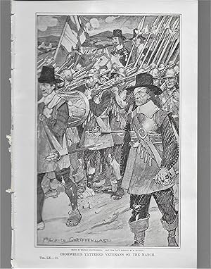 Image du vendeur pour Cromwell's Tattered Veterans On The March, Illustration mis en vente par Legacy Books II