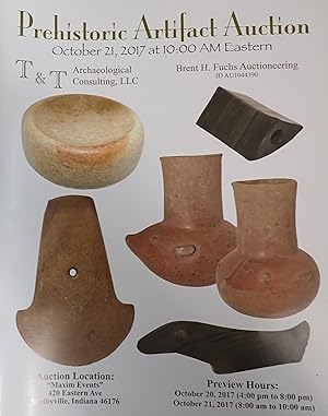 Image du vendeur pour Prehistoric Artifact Auction : October 12, 2017 ; Shelbyville, Indiana (Catalog) mis en vente par Weekly Reader