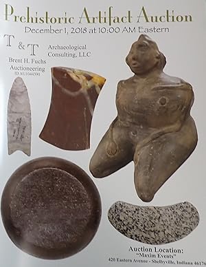 Image du vendeur pour Prehistoric Artifact Auction : December 1, 2018 ; Shelbyville, Indiana (Catalog) mis en vente par Weekly Reader