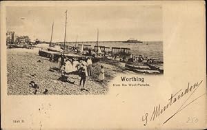 Ansichtskarte / Postkarte Worthing West Sussex England, from the West Parade