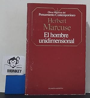 Imagen del vendedor de El hombre unidimensional a la venta por MONKEY LIBROS