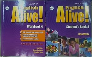 Imagen del vendedor de English Alive! Student s Book 4 + Workbook 4 Spanish edition + CD a la venta por Almacen de los Libros Olvidados