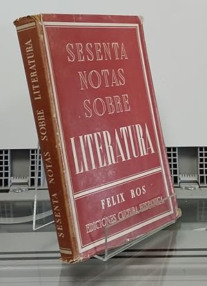 Seller image for Sesenta notas sobre literatura, 60 for sale by Librera Dilogo