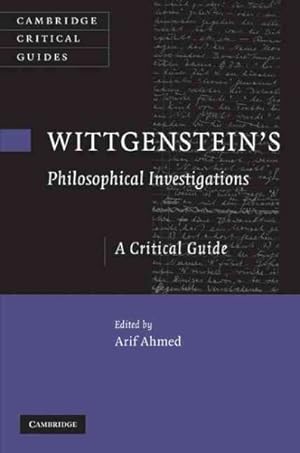 Seller image for Wittgenstein's Philosophical Investigations : A Critical Guide for sale by GreatBookPrices
