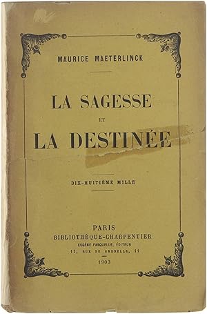Seller image for La sagesse et la destine for sale by Untje.com