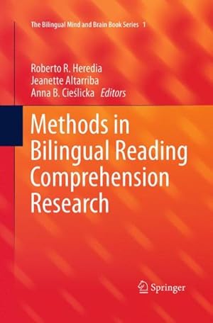 Image du vendeur pour Methods in Bilingual Reading Comprehension Research mis en vente par GreatBookPrices