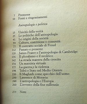 Antropologia e politica