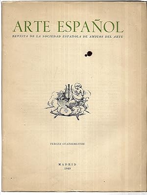 Arte español. Revista de la sociedad de amigos del arte . Tercer cuatrimestre 1949