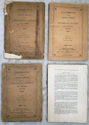 Proceedings of the Scientific Meetings of the Zoological Society of London for the Year 1880 (Com...