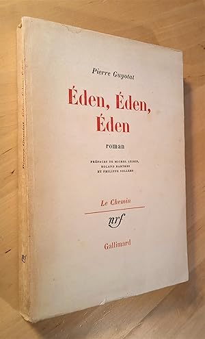 Image du vendeur pour Edn, Edn, Edn mis en vente par Llibres Bombeta