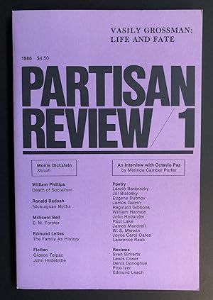 Bild des Verkufers fr Partisan Review, Volume 53, Number 1 (LIII; #1 1986) zum Verkauf von Philip Smith, Bookseller